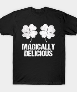 Magically Delicious Shamrock Boobs St. Patrick's Day Shirt