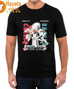 Mahomes And Hurts Kansas City Chiefs Vs Philadelphia Eagles Super Bowl February 12 2023 Shirt