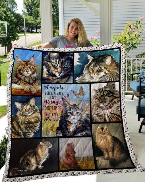 Maine Coon Quilt Blanket Bedding Set for Home Décor