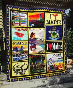 Maine Quilt Blanket Bedding Set With Pilliwcase Option