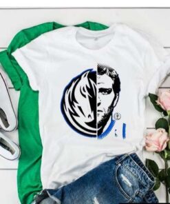 Majestic Nba Dirk Nowitzki Dallas Mavericks T-Shirt