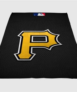 Major Baseball Logo Sherpa Fleece Blanket Gifts for Family, for Couple