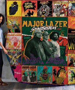 Major Lazer Sound System Live Album Poster Quilt Blanket Bedding Set