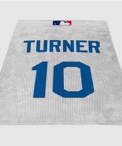 Major Turner League Baseball Logo Sherpa Fleece Blanket Gifts for Family, for Couple