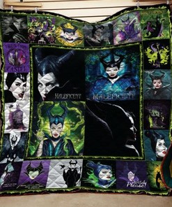 Maleficent Character Quilt Blanket Bedding Set