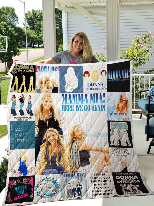 Mamma Mia Here We Go Again Quilt Blanket Bedding Set