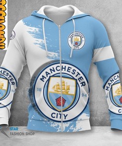 Manchester City FC 3D Hoodie