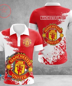 Manchester United Red White Special Polo Shirt