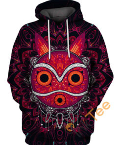 Mandala Mask Princess Mononoke Hoodie 3D