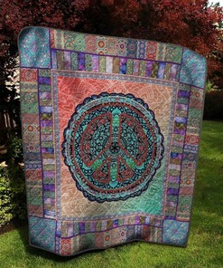 Mandala Peace Quilt Blanket Bedding Set for Home Décor