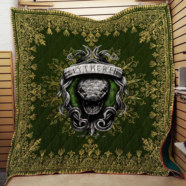 Mandala The Slytherin Snake Harry Potter Quilt Blanket Bedding Set