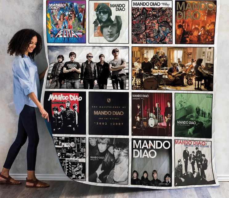 Mando Diao Albums Collection Quilt Blanket Bedding Set