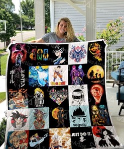 Manga Dragon Ball Collection Quilt Blanket Bedding Set