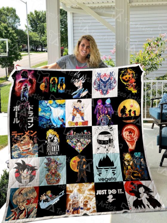 Manga Dragon Ball Collection Quilt Blanket Bedding Set