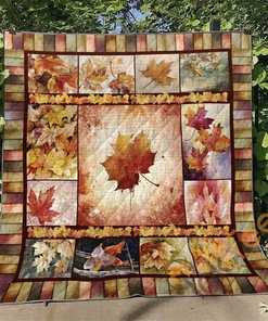 Maple Leaf Quilt Blanket Bedding Set