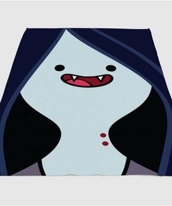 Marceline The Vampire Queen Adventure Time Sherpa Fleece Blanket Gifts for Family, for Couple