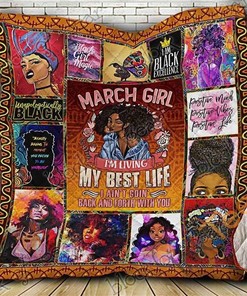 March Girl Quilt Blanket Bedding Set