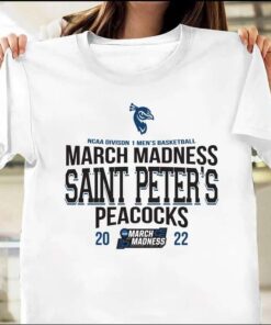 March Madness 2022 Saint Peter'S Peacocks Shirt