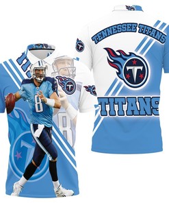 Marcus Mariota #8 Tennessee Titans Afc South Division Ship Super Bowl 2021 Polo Shirt All Over Print Shirt 3d T-shirt