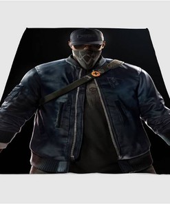 Marcus Watch Dog Sherpa Fleece Blanket Gifts for Family, for Couple