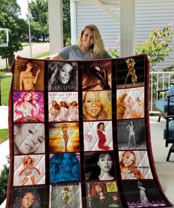 Mariah Carey Music Collection Quilt Blanket Bedding Set
