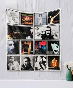 Marilyn Manson Quilt Blanket Bedding Set