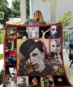 Marilyn Manson Quilt Blanket Bedding Set