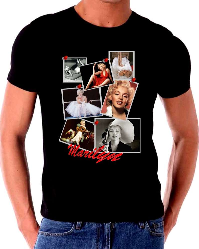 Marilyn Monroe Photo Collage T-Shirt