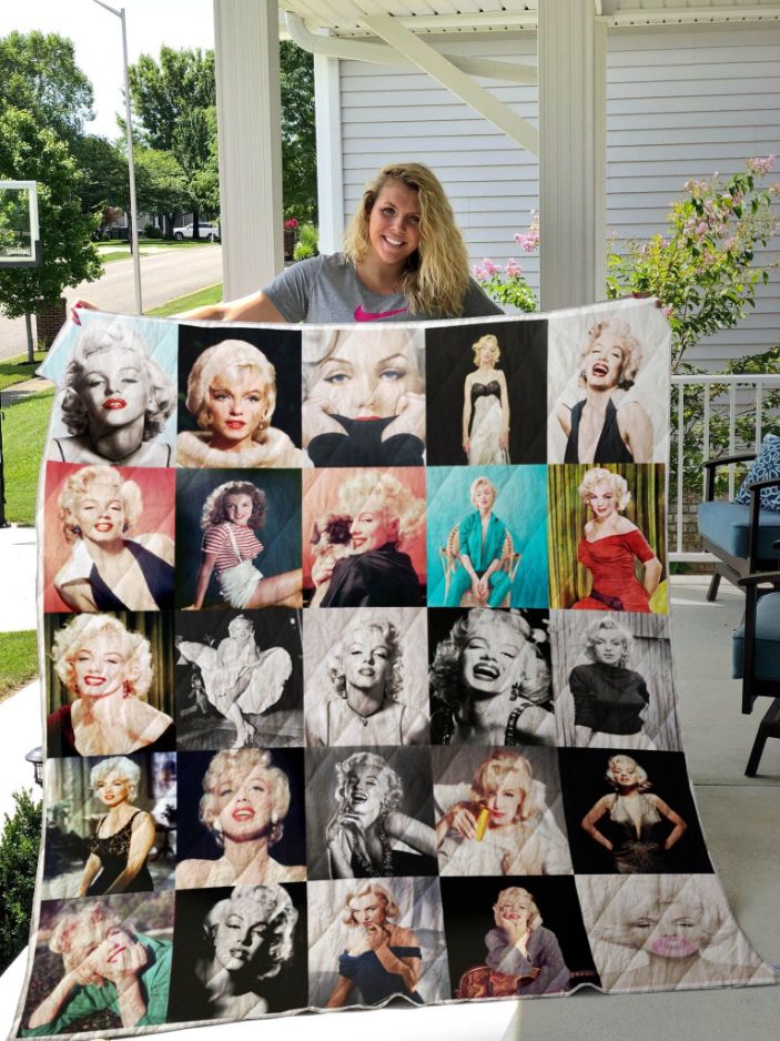 Marilyn Monroe Queen Vintage Quilt Blanket Bedding Set