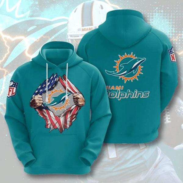 Marino Miami Dolphins Hoodie Nfl Marino Miami Dolphins Full Custom 3D - Image 2