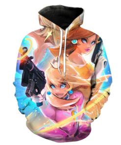 Mario Princess Peach Daisy Rosalina Hoodie 3D