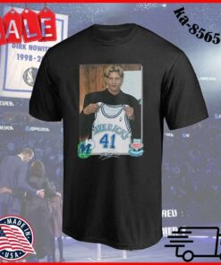 Mark Cuban 41 Forever Dallas Mavericks Dirk Nowitzki T-Shirt