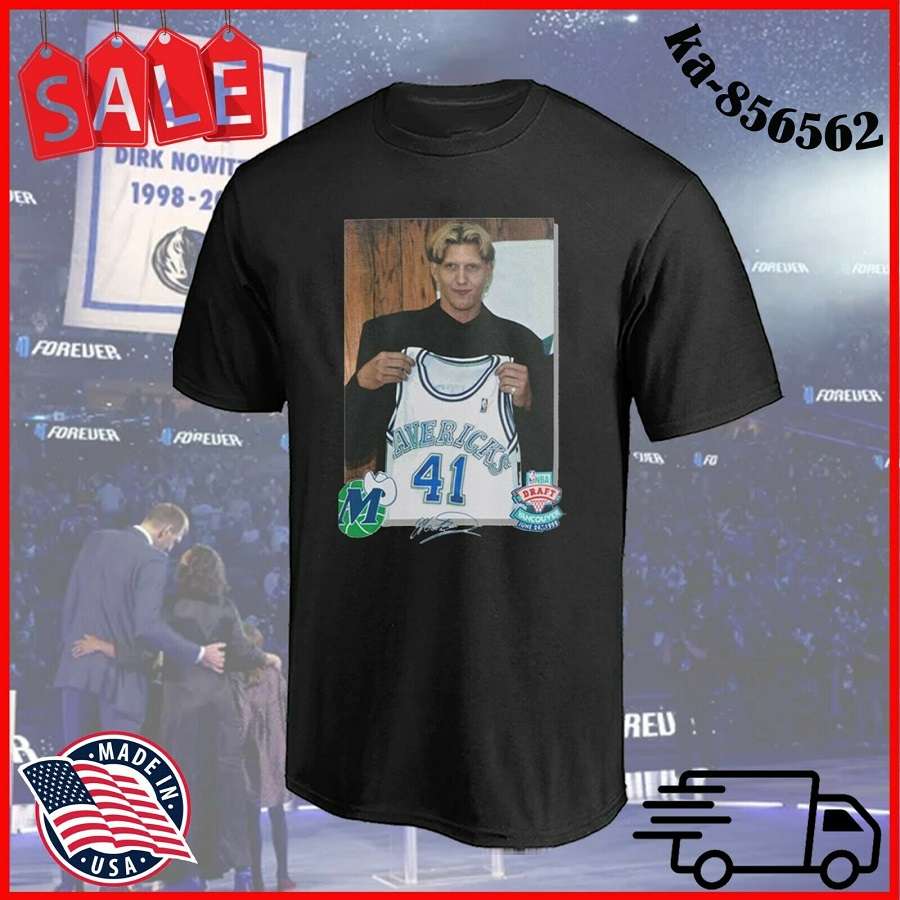 Mark Cuban 41 Forever Dallas Mavericks Dirk Nowitzki T-Shirt