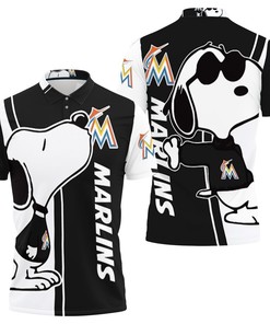 Marlins Snoopy Lover 3d Printed Polo Shirt All Over Print Shirt 3d T-shirt