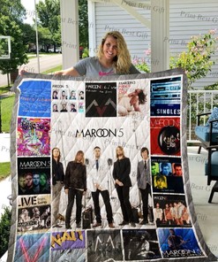 Maroon 5 Pop Band Album Poster Collected Quilt Blanket Bedding Set