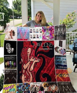 Maroon 5 Quilt Blanket Bedding Set With Pillowcase Option