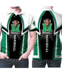 Marshall Thundering Herd Bright Logo Ncaa 3d Printed Gift For Marshall Thundering Herd Fan Polo Shirt All Over Print Shirt 3d T-shirt