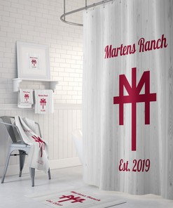Martens Ranch Shower Curtain Home Decor