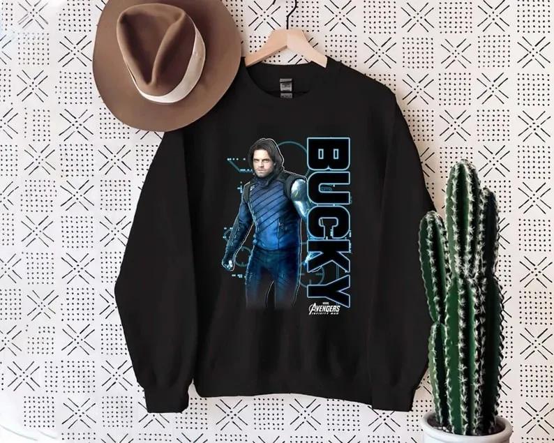 Marvel Avengers Infinity War Bucky Tech Graphic T-Shirt