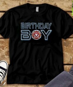 Marvel Avengers Iron Man Birthday Boy Badge T-Shirt