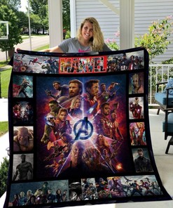 Marvel Avengers Quilt Blanket Bedding Set for Home Décor