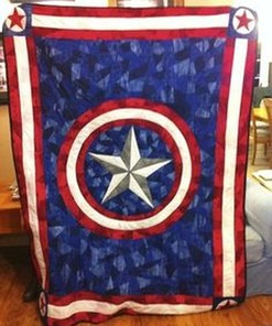 Marvel Captain America Quilt Blanket Bedding Set