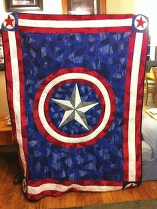 Marvel Captain America Quilt Blanket Bedding Set
