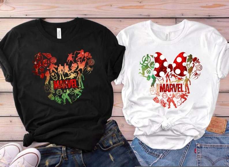 Marvel Christmas Disney Marvel T-Shirt