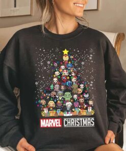 Marvel Christmas Super Hero Christmas T-Shirt