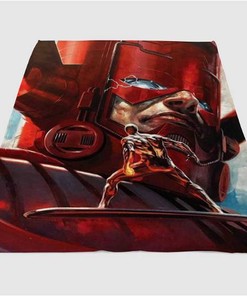 Marvel Comics Sherpa Fleece Blanket Gifts for Family, for Couple