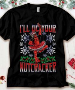Marvel Deadpool Nutcracker Ballerina Santa Christmas Unisex Adult T-Shirt