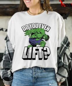 Marvel Hulk Do You Even Lift Retro Portrait T-Shirt