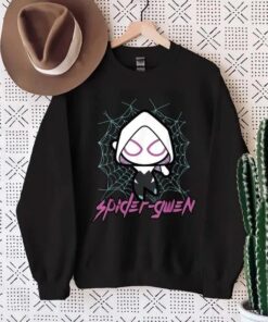 Marvel Spider-Gwen Cute Kawaii Epic Web Graphic T-Shirt