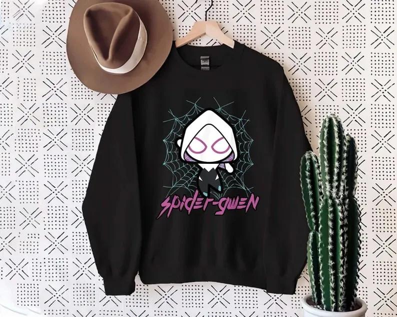 Marvel Spider-Gwen Cute Kawaii Epic Web Graphic T-Shirt
